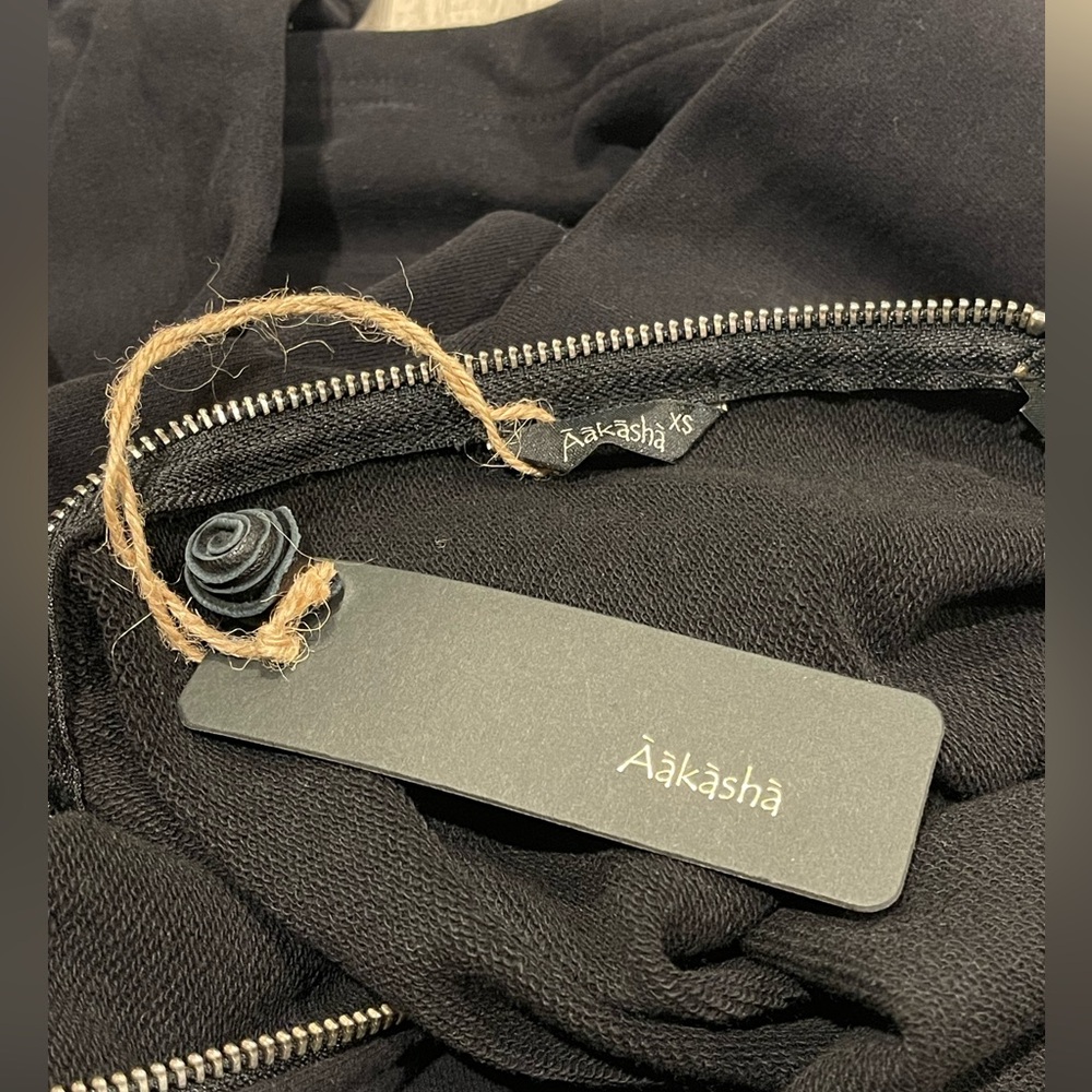 Aakasha Extravagant Black Casual Oversize Loose Dress 3/4 Sleeves Tunic — image 7 of 8